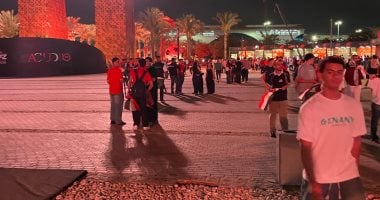 جمهور الفازون زون يتجمع لدعم الفراعنة قبل مباراة كأس العالم