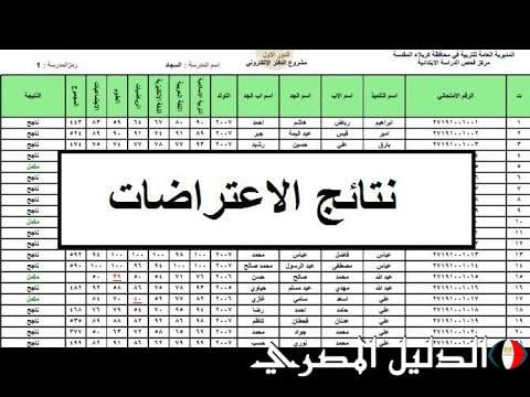 استعلم الان.. نتائج اعتراضات السادس الاعدادي 2024 بالعراق موقع وزارة التربية العراقية