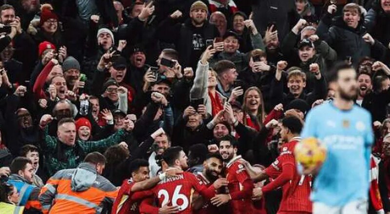 ليفربول يعمق جراح مانشستر سيتي بثنائية «صلاح وجاكبو» وينفرد بصدارة الدوري – الدليل المصري