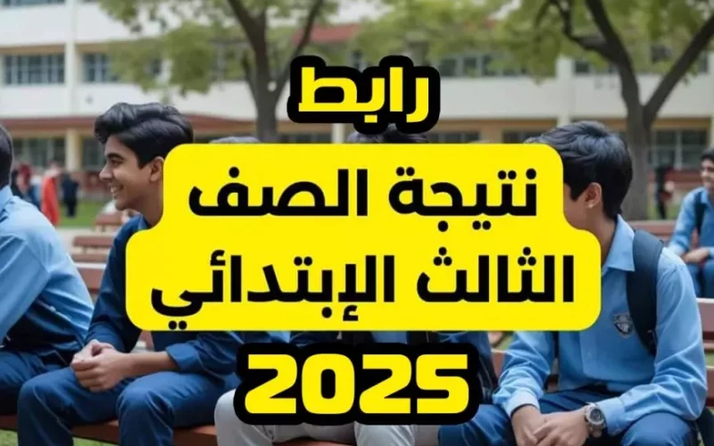 رابط نتيجة الصف الثالث الابتدائي الترم الأول 2025.. ألف مبروك للناجحين