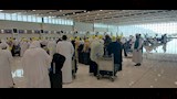 تفويج أولى رحلات عودة حجاج السياحة (2)
